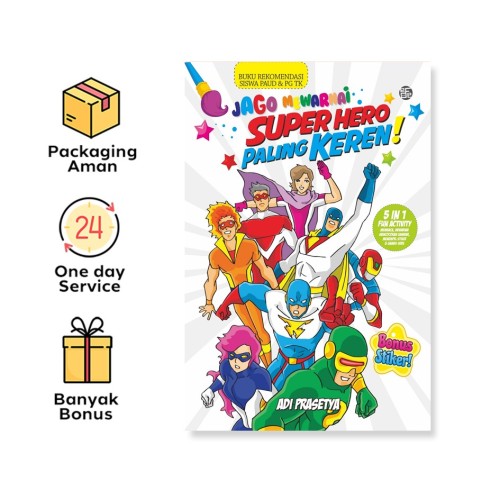 Jago Mewarnai: Super Hero Paling Keren